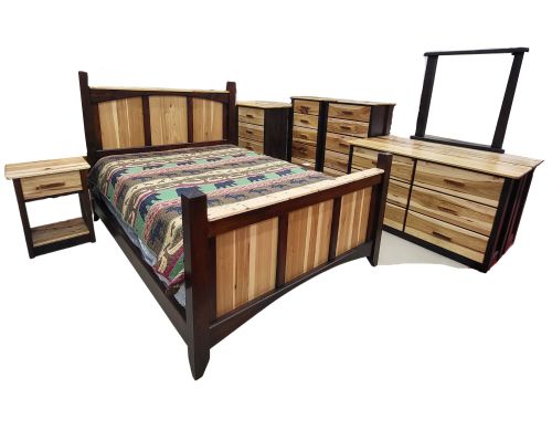 Two-Tone Hickory Bedroom Collection